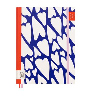 Pepa lani sketch book PRO - hearts big blue