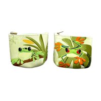 Tropical Frogs PVC Purse
