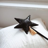 “Black Sequins” Wand
