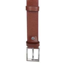 Leather Women's Belt Or Leather Men's Belt With Print Genuine Leather 4 cm Wide