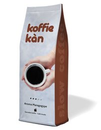 Whole bean Maragogype coffee, dark roast, rich and full-bodied flavor.