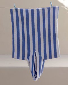 Badeponcho für Kinder, Blau