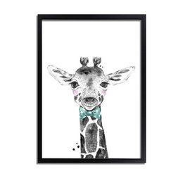 Giraffe Kinderkamerposter Strikje