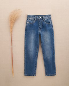 Lange Jeanshose für Jungen mit Bundfalten P141-15607183