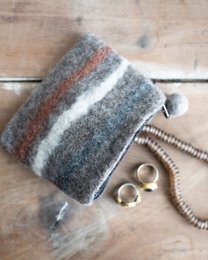 Felted pouche