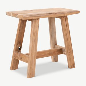Madera Houten Bank, natuurlijk teakhout (50 cm)