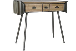 METAL FIR CONSOLE 103X38X82.5 NATURAL MB182965