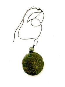 Ketting pendant Vino Donkergroen 