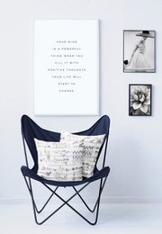 7304 pude hvid / lilla / lilla / grøn - 39X39
