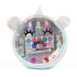 Einhorn-Kinderkoffer mit Wasser-Make-up – Inca