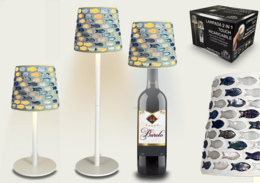  Round blue and white melamine dinner plate with fish pattern. Durable and stylish design suitable for everyday use.