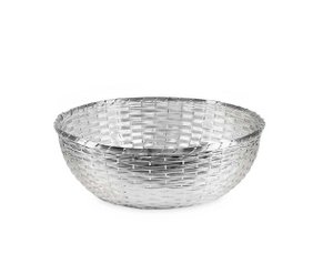 EDZARD mand decoratieve mand Basso, verzilverd, aanslagbestendig, diameter 26 cm