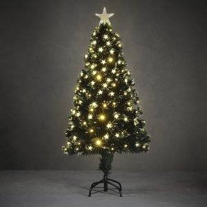Artificial Christmas tree illuminated Mercury Warm white