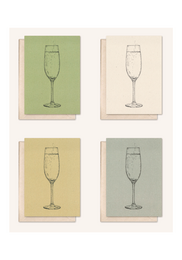 Sustainable card + envelope | Prosecco | silver fir