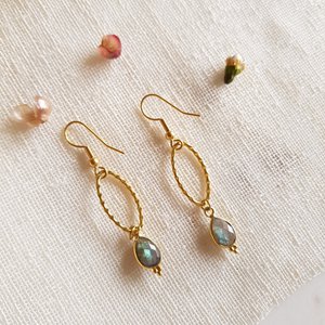 Labradorite earrings - Maniac
