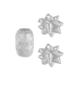 Geschenkzubehör - Silberset