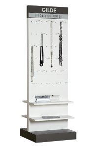 wooden jewelry stand