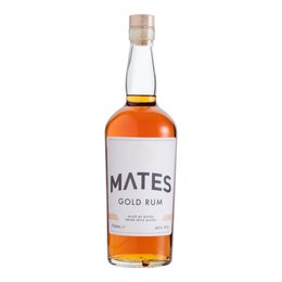 Mates Gold Rum - 0.7ltr bottle of amber-colored, golden rum with a smooth, rich flavor.
