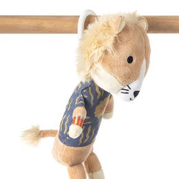 Boîte à musique jouable librement Eddie le lion – sac en tissu