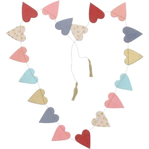 Slinger 1 m hartjes van lokta papier