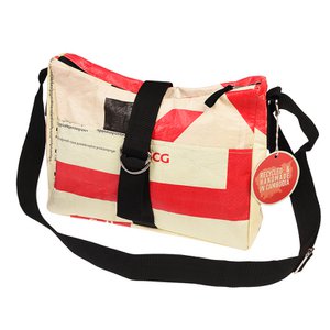 Gerecycleerde handtas van cementzak