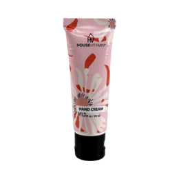  Vegan hand cream in a 30ml mini tube, with a peony blush scent.