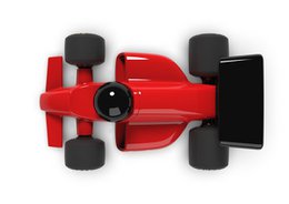 Voiture Verve Turbo Laser Rouge  - L.15cm