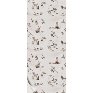 Woodsy - Kinderzimmertapete - Einfarbig