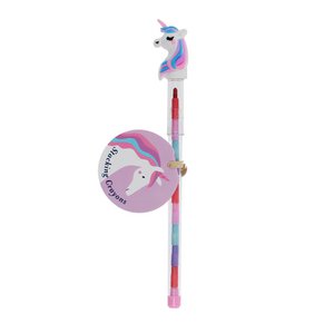 Stackable crayon pen - Unicorn