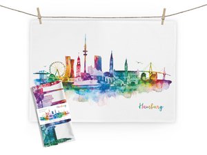 Geschirrtuch Hamburg