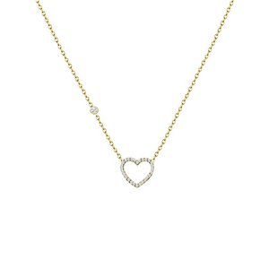 Strassherzheizpendel Light Point Halskette