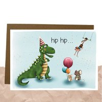 Postcard - Hip Hip Dino
