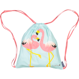 Borsa per l'attività per bambini, cotone biologico, fenicottero rosa