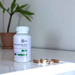 Shilajit van de Himalaya in de vorm van 60 -pc capsules - pure hars van Altaï - Superior Quality, SPF, CNK Certified | Holistisch