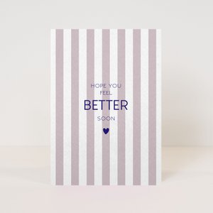 Postcard Hope you feel better soon