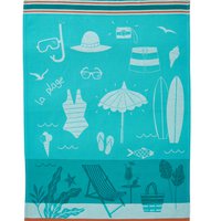 A LA PLAGE - Jacquard tea towel 50x75