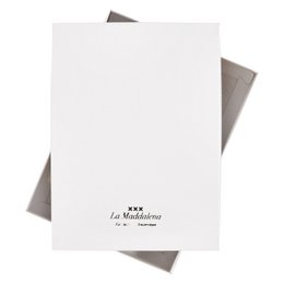 Lena leather travel pouch - white