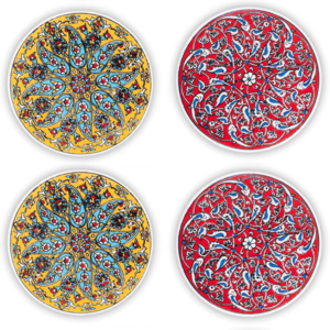 Keramische Onderzetters voor Drankjes Set van 4 - 9cm