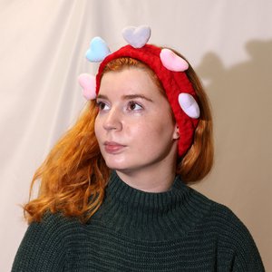 Make-up-Stirnbänder – Liebe und Herzen (sortiert)