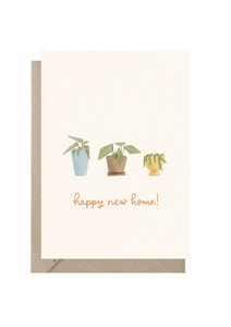 Ansichtkaart | Happy New Home