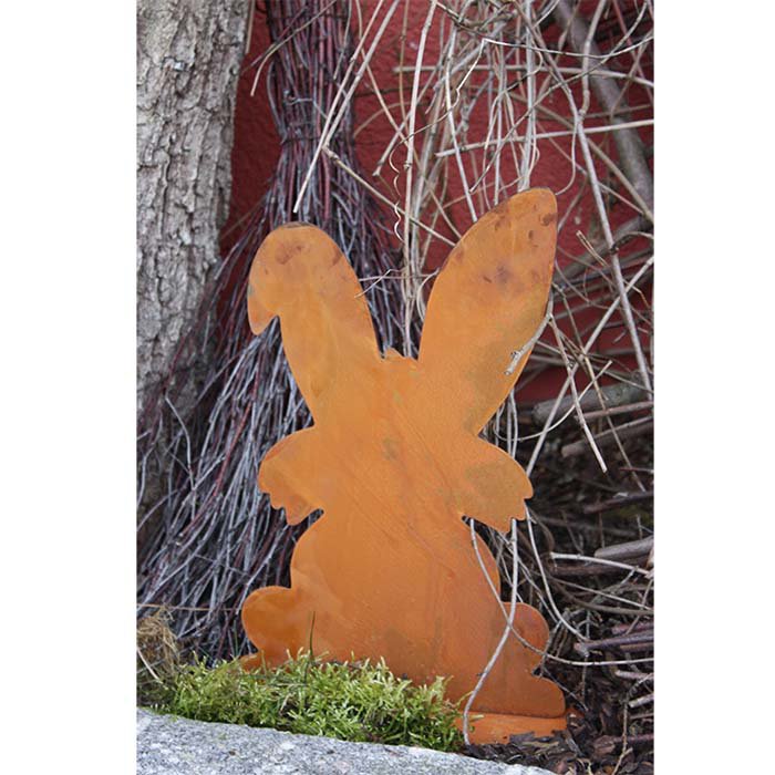 burgemeester Weiland Rimpels Paasdecoratie konijnen "Familie Lepels" | Vintage metalen tuinornament  Inkopen via de online groothandel | Orderchamp