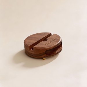 Houten Telefoonstandaard & Natuurlijke Geluidsversterker