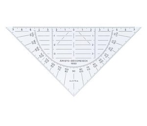 Geometry triangle 16cm flexible, unbreakable