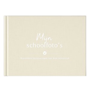 Fyllbooks Mein Schulfotobuch – Leinenbeige