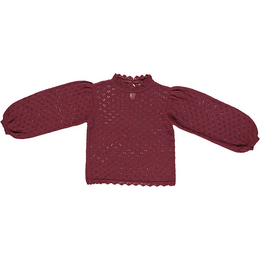 Annie & Charles® finstrikket sweater