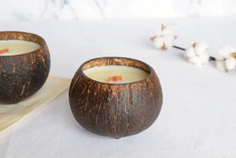 Świeca Zapach Kokosa | 45h aromatycznej świecy