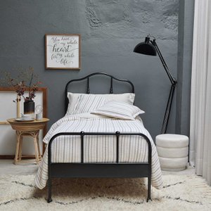 Gegolfde gestreepte katoenen deken