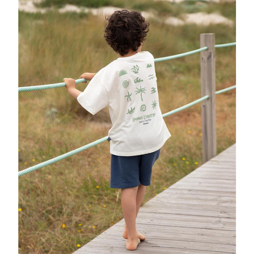 Tshirt oversize Sable dans le pied