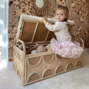 Luna Rattan Toy Box