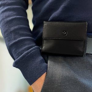Card Wallet Belt Coin Black